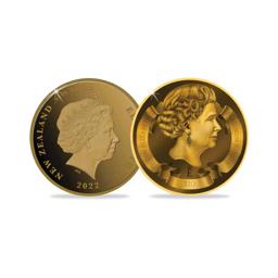 2022 New Zealand Platinum Jubilee Two Ounce Gold Proof Coin