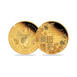 2022 Australia Platinum Jubilee Quarter Ounce Gold Proof Coin