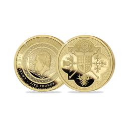 2023 Coronation of King Charles III Jody Clark 24 Carat Gold £5 Coin