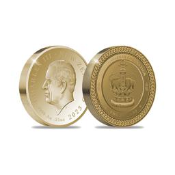 2023 New Zealand Coronation of King Charles III Quarter Ounce Gold Proof Coin