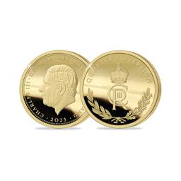 2023 King Charles III 75th Birthday Gold Proof Quarter Sovereign - SOTD