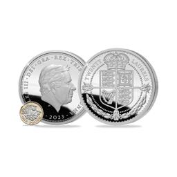2023 King Charles III Silver Five Ounce Laurel