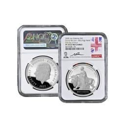 2025 Una & the Lion 1oz Silver Proof Ultra High Relief Coin NGC PF70 FDI