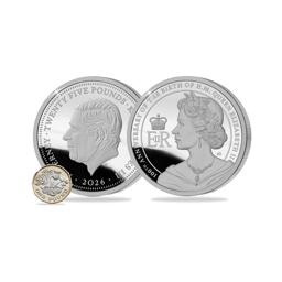 2026 Queen Elizabeth II Centenary Fine Silver Proof 5oz Coin (SOTD)