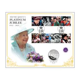2022 Her Majesty Queen Elizabeth II's Platinum Jubilee £5 Cover