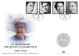 2022 Official Royal Mail QEII Memorial BU £5 Coin Cover