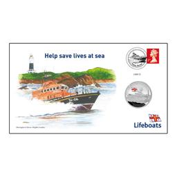Royal National Lifeboat Institution £5 Coin Cover