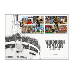 Windrush: 75 Years 50p Brilliant Uncirculated Coin Cover
