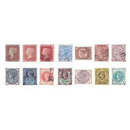Queen Victoria Used Stamp Collection