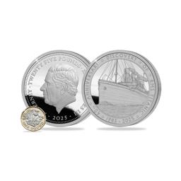 The NEW Discovery of RMS Titanic 40th Anniversary Fine Silver Proof 5oz Coin