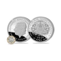 The NEW Centenary of Queen Elizabeth II Fine Silver Proof 5oz Coin (JB)