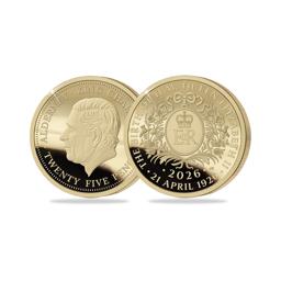 The NEW Centenary of Queen Elizabeth II Solid Gold Proof Coin (JB)
