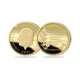 The NEW 2025 Remembrance Day Gold Proof Sovereign