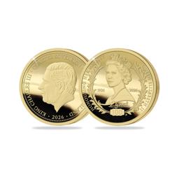 The NEW Centenary of Queen Elizabeth II Gold Proof Quarter Sovereign (SD)