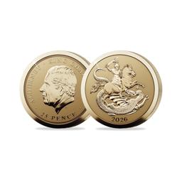 The NEW 2026 St George & the Dragon Enhanced Reverse Proof Solid Gold Coin